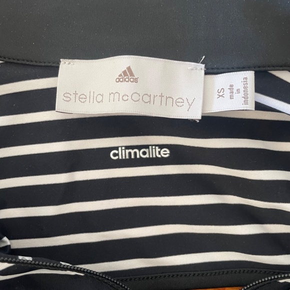 Adidas by Stella McCartney Studio Black White Stripe Longsleeve Shirt XS (NWOT) - Picture 5 of 7